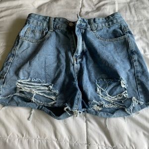 High waisted shorts